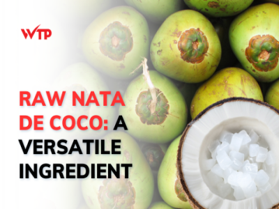 Raw nata de coco: A versatile ingredient